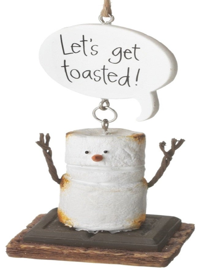 Midwest Toasted S'Mores Let's Get Toasted! Ornament