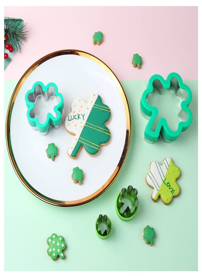 ETERSION Shamrock Cookie Cutter 4 Pieces 4 Sizes 1" to 4" - Image 2