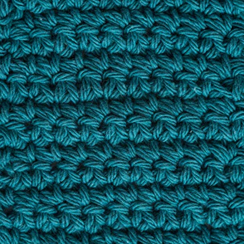 Lily SUGAR N CREAM SB Yarn, Teal - Image 3