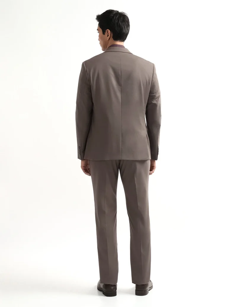 Arrow Brown Tailored Fit Two Piece Suit for Men | Best Price UAE