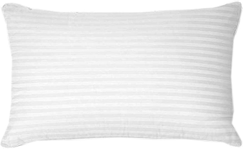 NIVEDHA MATTRESS Nivedha Mattress Organic Silk CottonkapokSemal Ilavam Panju White Striped Pillows Size 25 x 15 inchesPack of 2 - Image 2