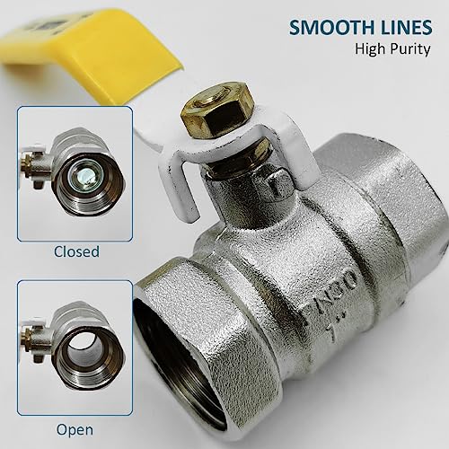 ALTON ALD925, Brass, Heavy Ball Valve for Pipe Fittings | Valve | Stop Cock, (¾ inch) - Image 5