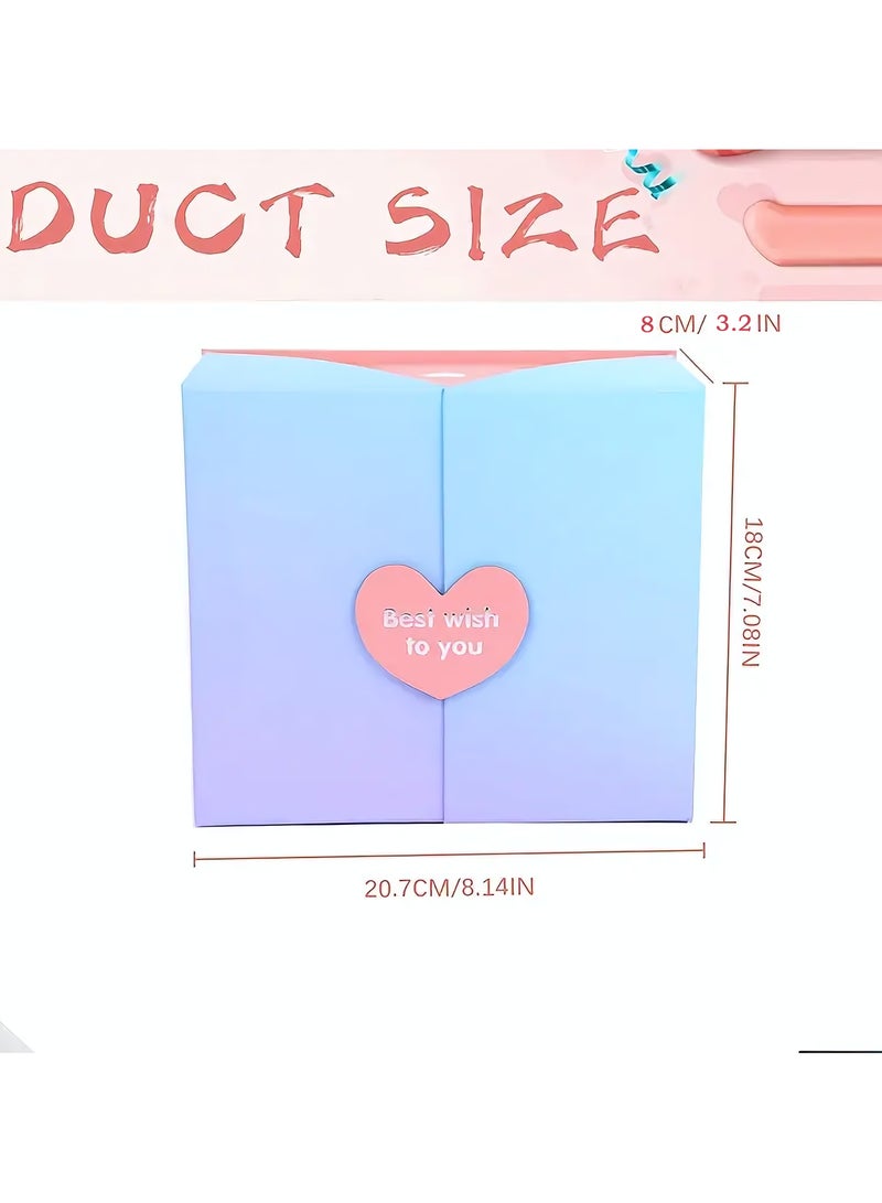 Luxury Magnetic Gift Box, Reusable Gift Box with Gift Bags for Gift Wrapping, Folding Gift Boxes With Lid for Presents, Festival, Birthday, Anniversary, Holidays and Weddings - Image 2