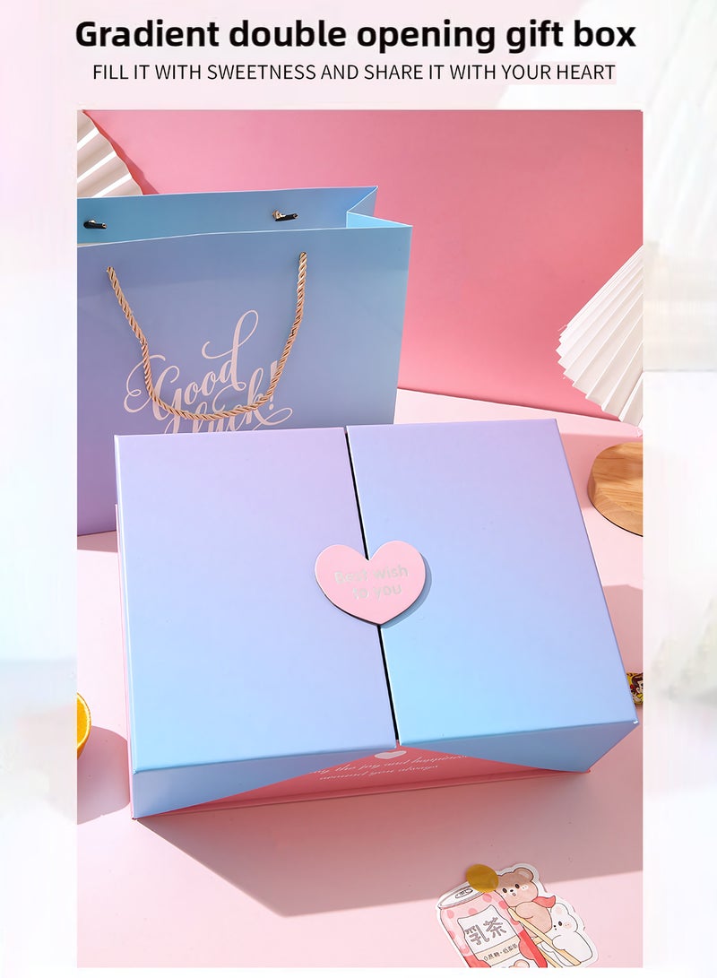 Luxury Magnetic Gift Box, Reusable Gift Box with Gift Bags for Gift Wrapping, Folding Gift Boxes With Lid for Presents, Festival, Birthday, Anniversary, Holidays and Weddings - Image 4