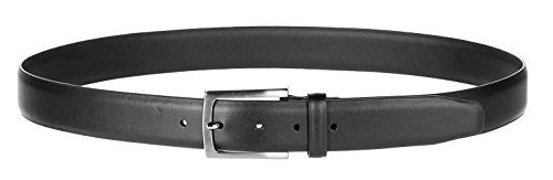 KM Legend Men's Genuine Leather Dress Belt with Premium Quality - Classic & Fashion Design for Work Business and Casual (eBlack, 36) - Image 2