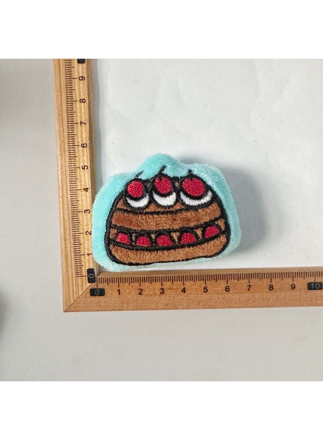 Super Cute Cake Series Cartoon Plush Animal DIY Accessories Decorative Accessories Shoes And Hats Clothing Accessories Socks-Color:Light Blue Cherry Cake  - Image 1