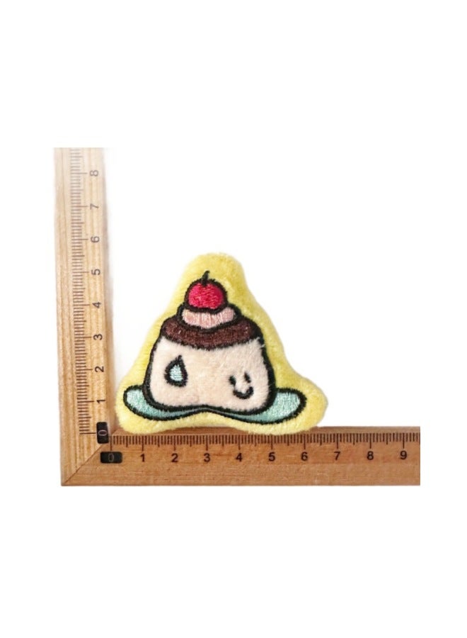 Super Cute Cake Series Cartoon Plush Animal DIY Accessories Decorative Accessories Shoes And Hats Clothing Accessories Socks-Color:Light Blue Cherry Cake  - Image 5