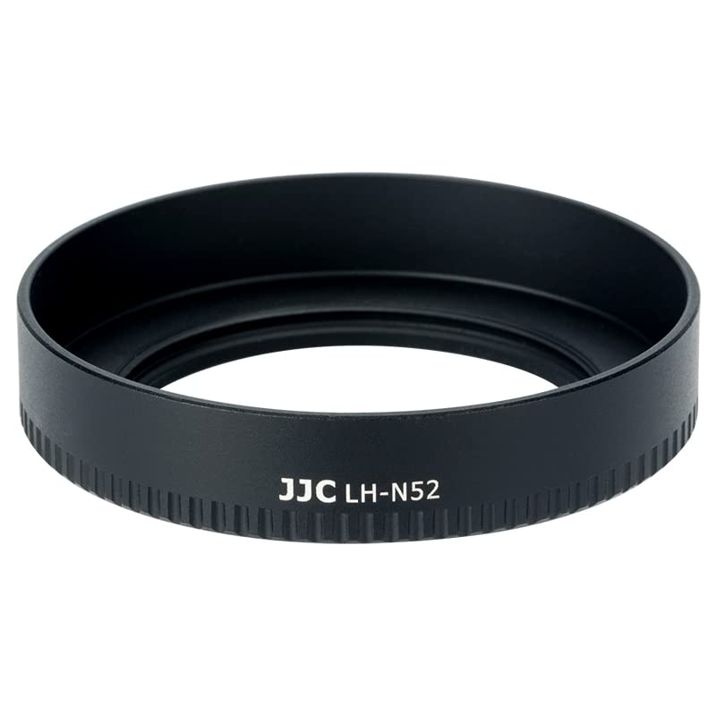 JJC Metal Screwin Lens Hood Shade for Nikon NIKKOR Z 40mm f2 Lens and NIKKOR Z 28mm f28 Lens on Nikon Z30 Z50 Z fc Z6 Z7 Compatible with 52mm Filter and Lens Cap - Image 1