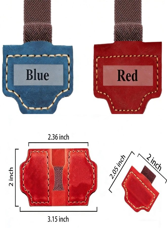 Boan Personalized Magnetic Leather Bookmark with Pen Holder - Engraved Initial Book Marker for Book Lovers, Custom Gift for Readers Teachers Men Women - Initial K (Blue) - Image 5