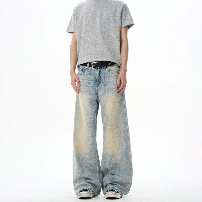 Vintage Classic European-American Design Daily Commute Jeans  Size_L - Image 3