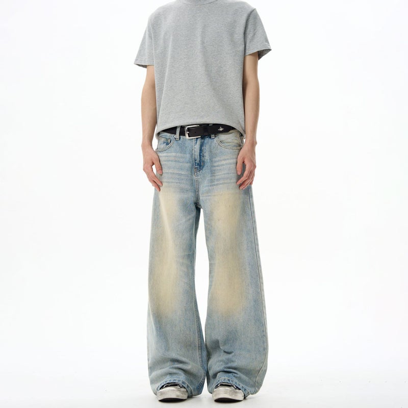 Vintage Classic European-American Design Daily Commute Jeans  Size_L - Image 1