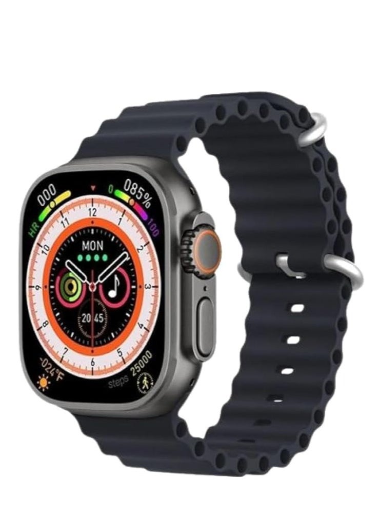 adhomax - T1000 Ultra smart watch Elegant Design 2.20-inch infinite display, new software new features Fitness Tracker, compatible with IOS, android for men, women - Image 1