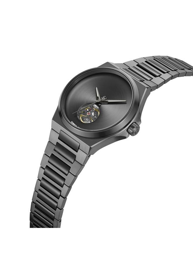 Kenneth Cole New York Verrazzano Men's 43.5mm Automatic Watch with Black Dial & Stainless Steel Bracelet  - Image 2