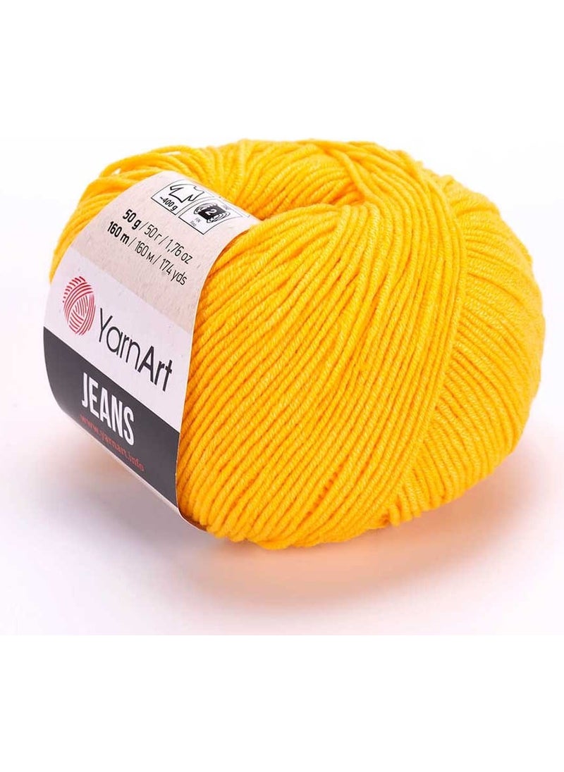 YarnArt Jeans 35 / Yellow  - Image 1
