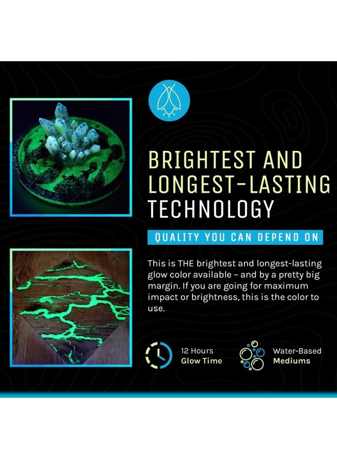 Art 'N Glow Sky Blue Glow In The Dark Powder 1 Ounce 30 Grams - 10 Colors Available - Image 5