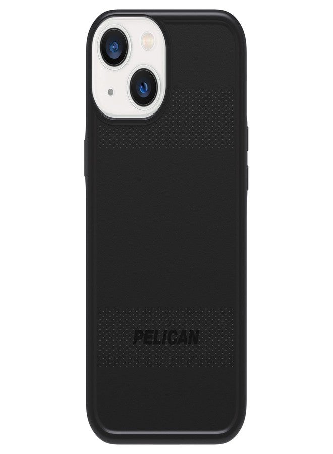 بيلكان سلسلة Pelican Protector - غطاء حماية لهاتف iPhone 13 [حماية من السقوط من ارتفاع 15 قدمًا وفقًا للمعايير العسكرية] [متوافق مع الشحن اللاسلكي] غطاء حماية للهاتف مقاوم للخدش - غطاء متين لهاتف iPhone 13 - أسود - Image 1