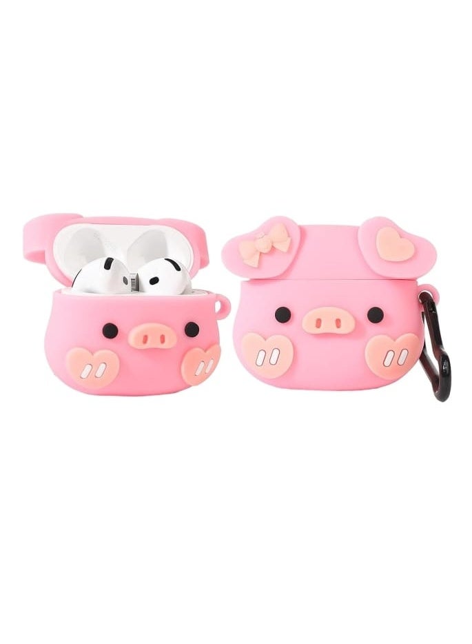 جراب حماية لسماعة ايربودز برو 3 سيليكون  مع حلقة تعليق - Image 2