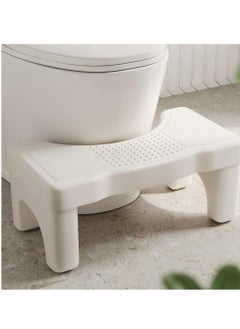 SYOSI Toilet Stool, Stool for Bathroom, Kids Elevated Toilet Stool for Comfortable Bathroom Experience, Bathroom Footstool, Toilet Step Stool,Non-Slip Toilet Assistance Step Stool for All Ages 7 Inch  - Image 1