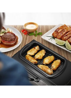 Generic Microwave Oven In Enamel Interior Oven Electric Frying Pan Coffee Maker   roast bake grill toast a wide range of ingredients for a convenient and conventional alternative to cooking Multifunction 3 In 1 Toaster Oven With Convection Useful  - Image 3