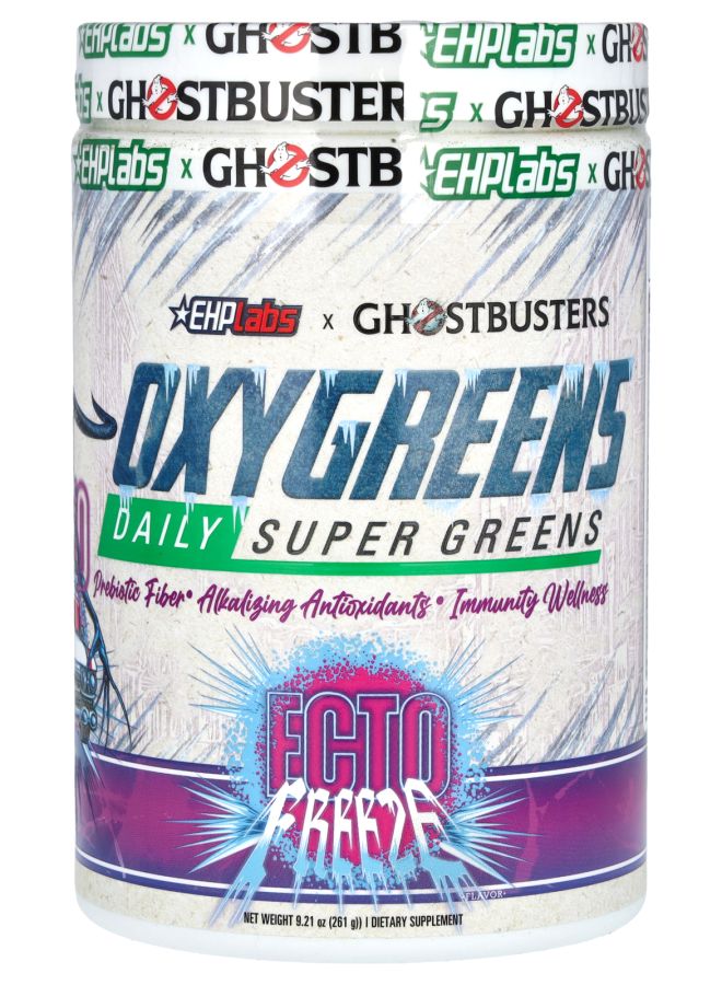 EHPLabs Ghostbusters Oxygreens Daily Super Greens Ecto Freeze 9.21 oz (261 g)