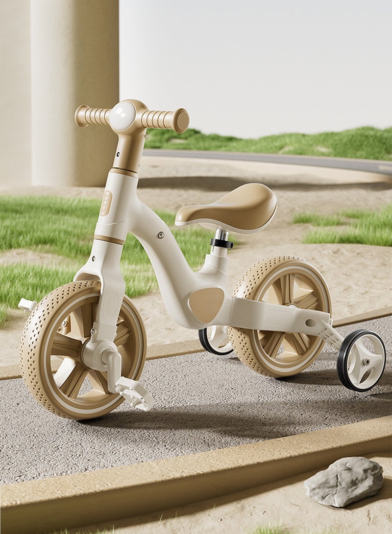 2 In 1 Toddler Tricycle with Removable Pedal Adjustable Kids Training Balance Bike for 2-5 Years Old Anti-slip Rollover Prevention for Baby Toddler Scooter / Bikes Dual Use  - Image 1