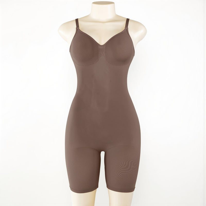 Ultra Lightweight Shapewear Travel Portable Foldable Packable Body Shaper XS/S Black - Image 1