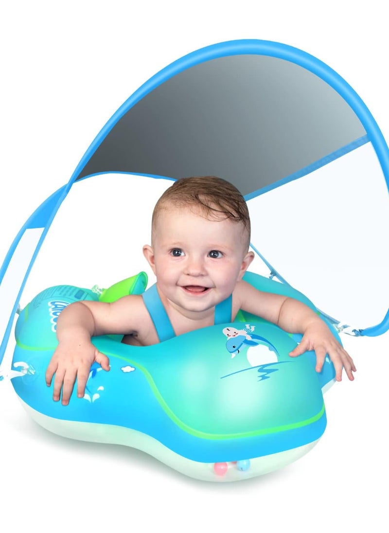 ORiTi Baby Swimming Float Inflatable Baby Pool Float Ring Newest with Sun Protection Canopy,add Tail no flip Over - pzsku/Z3576F4F2DBFA3FF65A67Z/45/_/1695200767/62c16034-2cd6-43c4-8567-8a1acb27589d