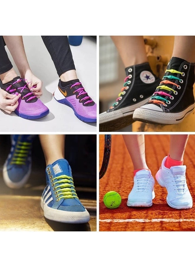 amazing.EGP No-Tie Elastic Silicone Shoelaces for Sneakers | Slip-On Design, Waterproof, Adults & Children, Reusable, Multicolor ‎ - Image 4