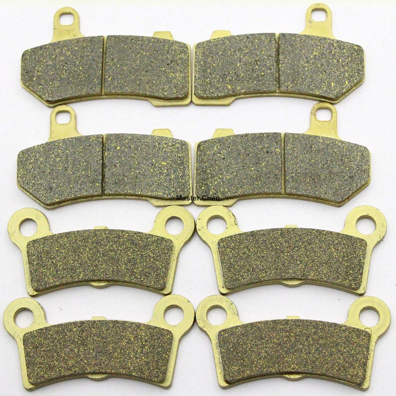 Master Chen Front Rear Brake Pads Brakes for Harley Davidson Tri Glide Ultra Classic FA409 FA605 2009-2013