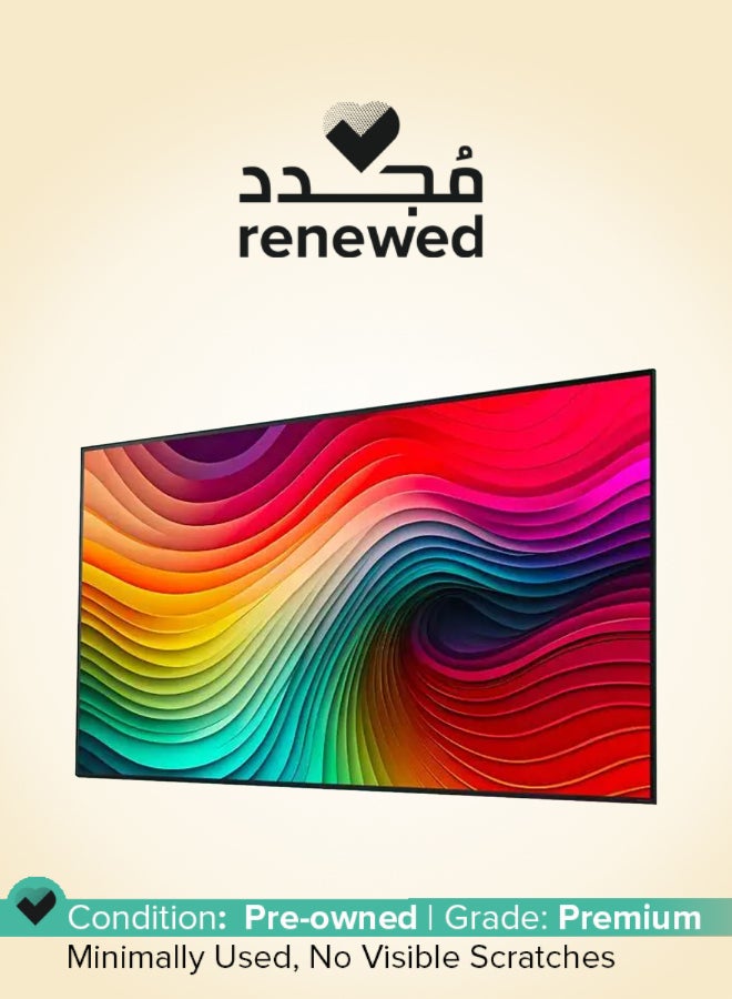 LG Renewed -  75" NanoCell Smart TV - 4K 75NANO81 Black - Image 1