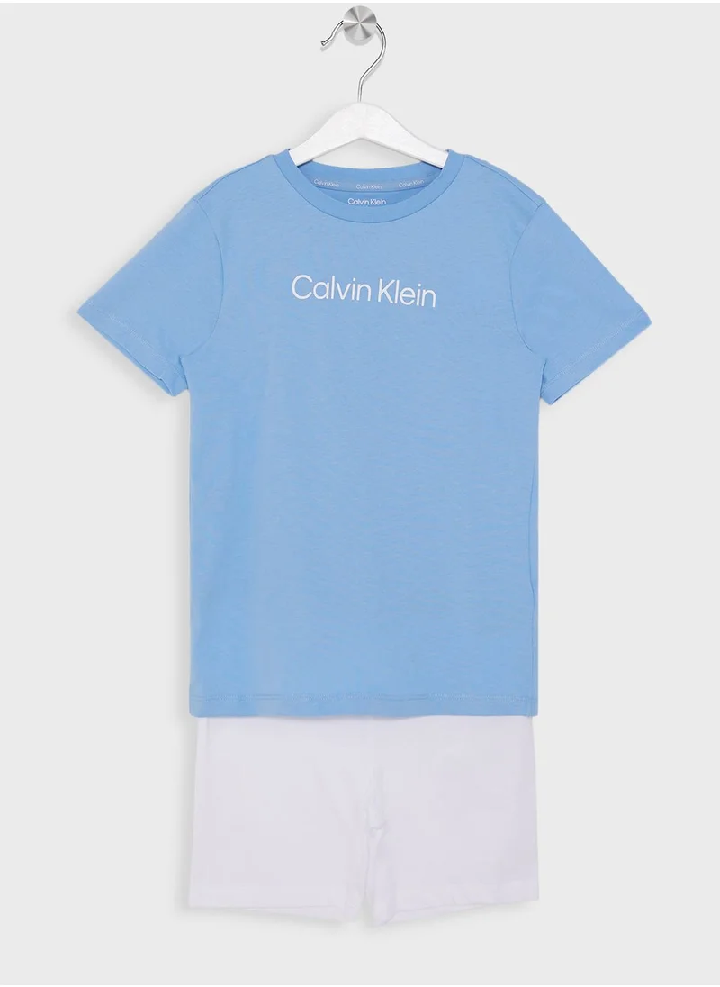 CALVIN KLEIN Kids Logo Pyjama Set