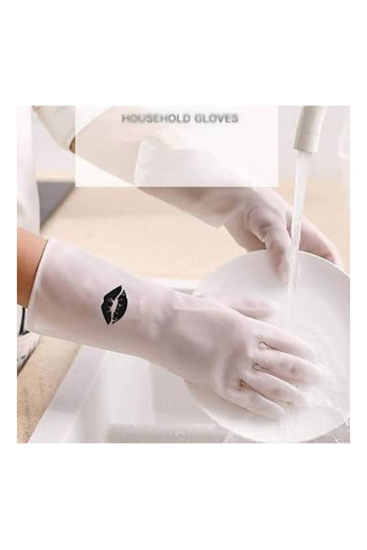 Long, non-slip, cut-resistant rubber multi-purpose glove - Image 1