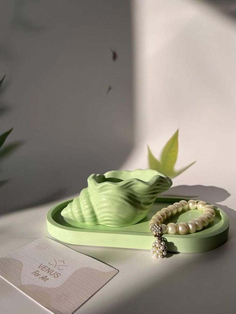 Seashell Candle Holder Accessories Makeup Accessories Holder Decor (2)
