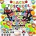 DBKL Back to School Decorations 50Pcs Welcome Back To School Balloon Arch Kit with Balloons Banner Hanging Swirls Backdrop Cupcake Toppers for First Day of School Kindergarten Party Supplies - Image 3