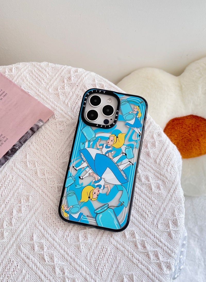 Casetify Magnetic Case for iPhone 14 Pro Alice in Wonderland Cover MagFit Anti-Yellowing Technology - Image 3