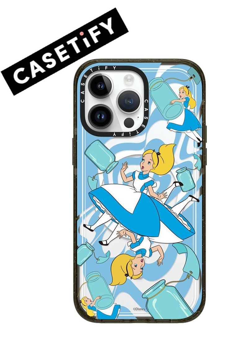 Casetify Magnetic Case for iPhone 14 Pro Alice in Wonderland Cover MagFit Anti-Yellowing Technology - Image 1
