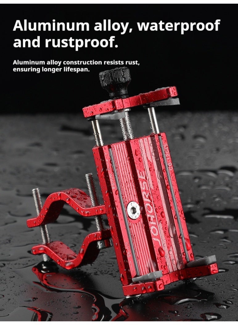 ويل آب حامل هاتف قابل للتعديل للدراجة الجبلية والدراجات النارية ومقود الدراجة النارية مقاس 3.5-6.2 بوصة - Image 3