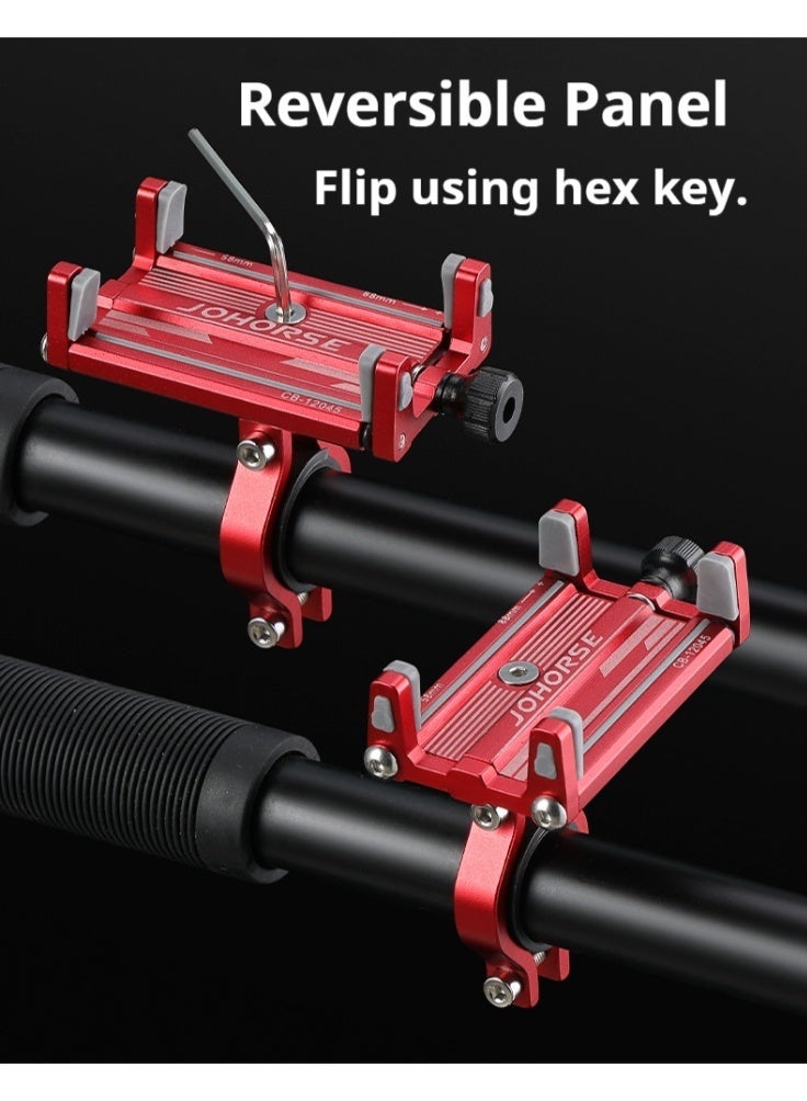 ويل آب حامل هاتف قابل للتعديل للدراجة الجبلية والدراجات النارية ومقود الدراجة النارية مقاس 3.5-6.2 بوصة - Image 5