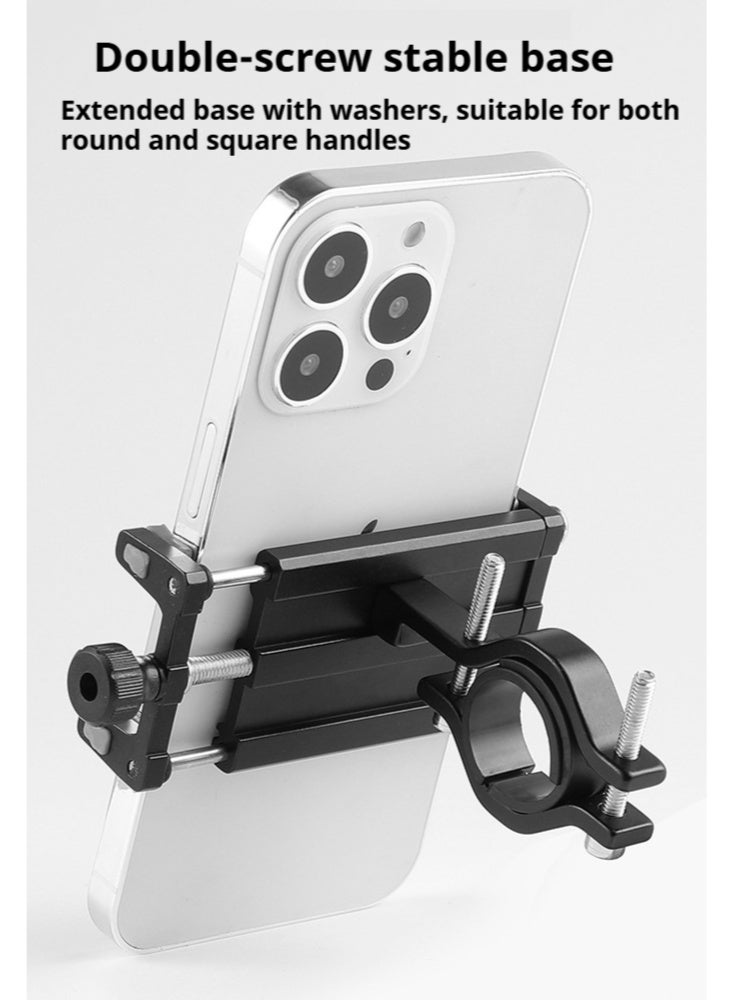 ويل آب حامل هاتف قابل للتعديل للدراجة الجبلية والدراجات النارية ومقود الدراجة النارية مقاس 3.5-6.2 بوصة - Image 4