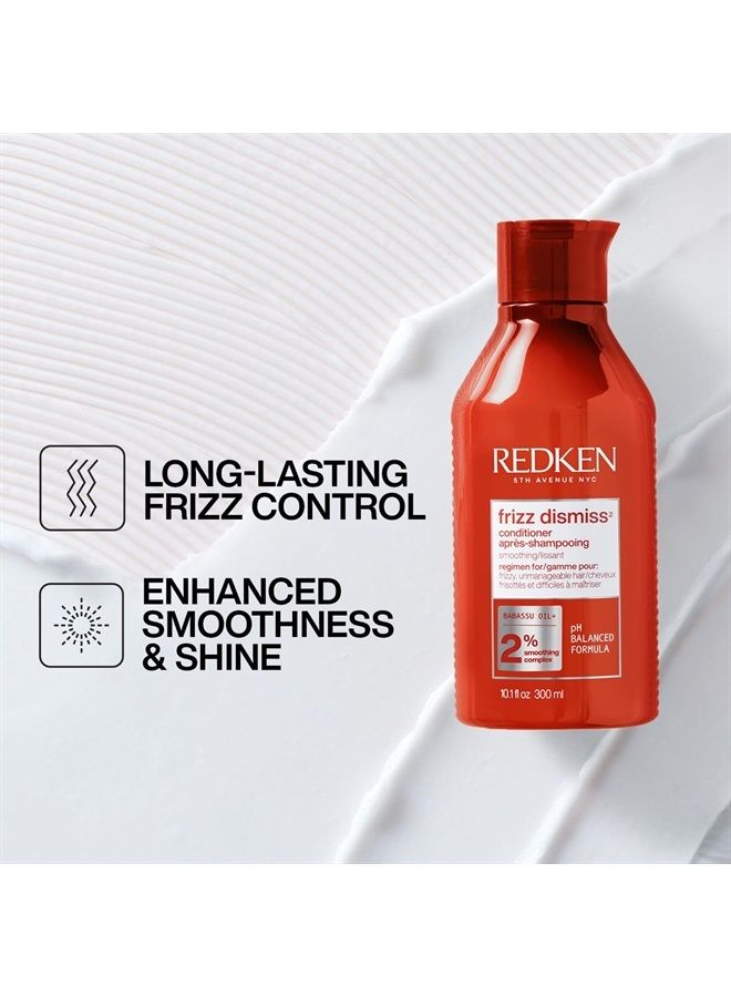 REDKEN بلسم ريدكن فريز ديسميس مضاد للتجاعيد خالي من الكبريتات للشعر، 33.8 أونصة سائلة | قد يختلف التعبئة - Image 4