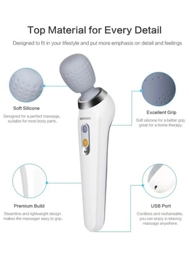 Handheld Electric Massage Machine with USB Charging - Image 2