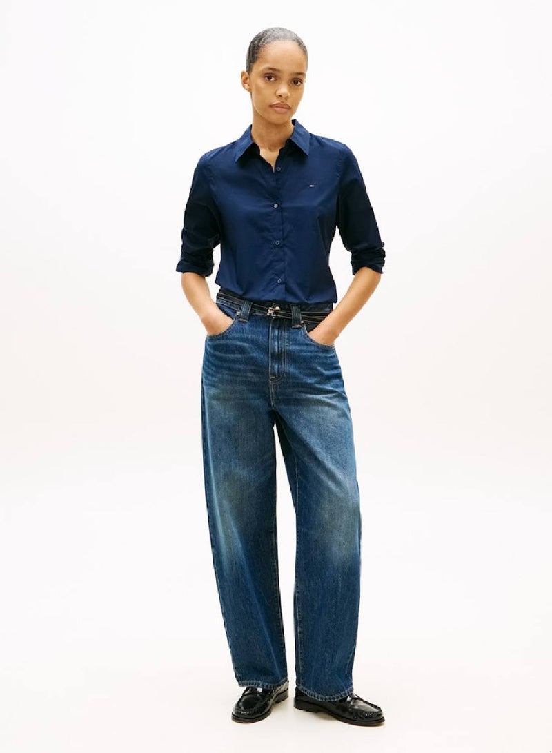 TOMMY HILFIGER Flag Embroidery Regular Fit Shirt - Image 2