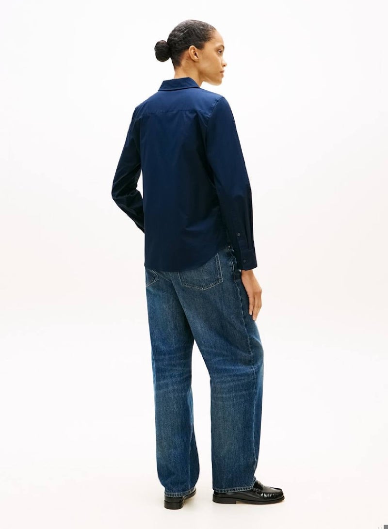 TOMMY HILFIGER Flag Embroidery Regular Fit Shirt - Image 3