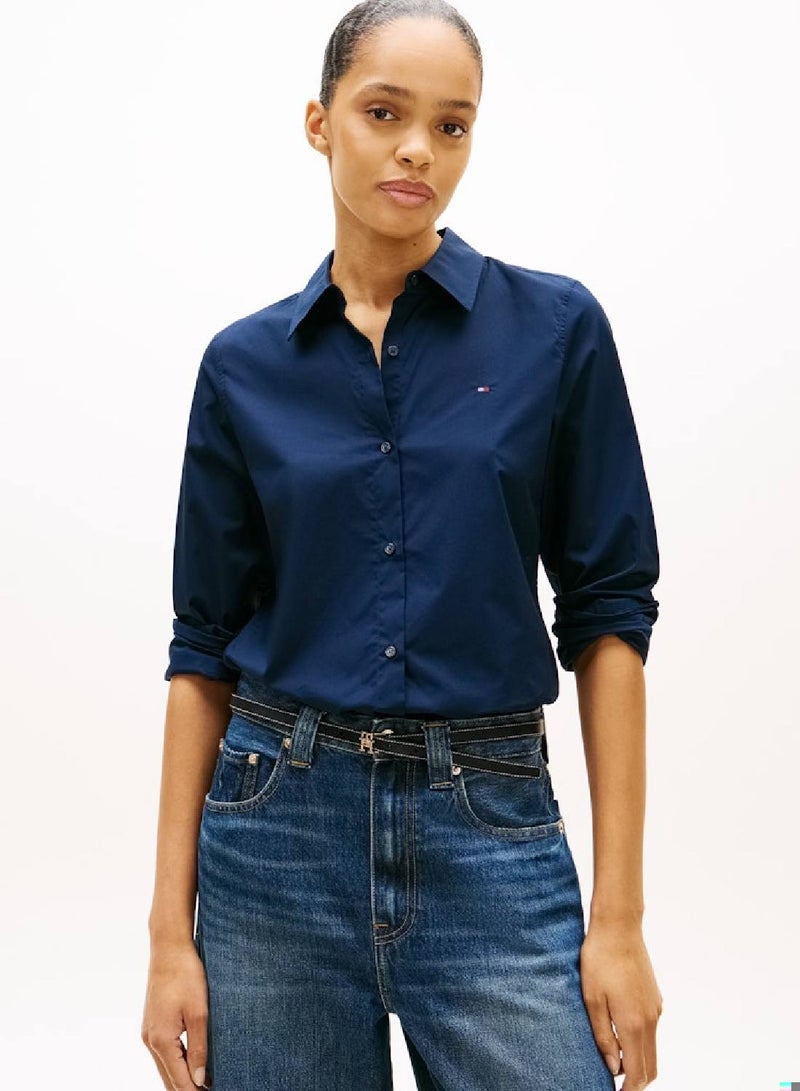 TOMMY HILFIGER Flag Embroidery Regular Fit Shirt - Image 4