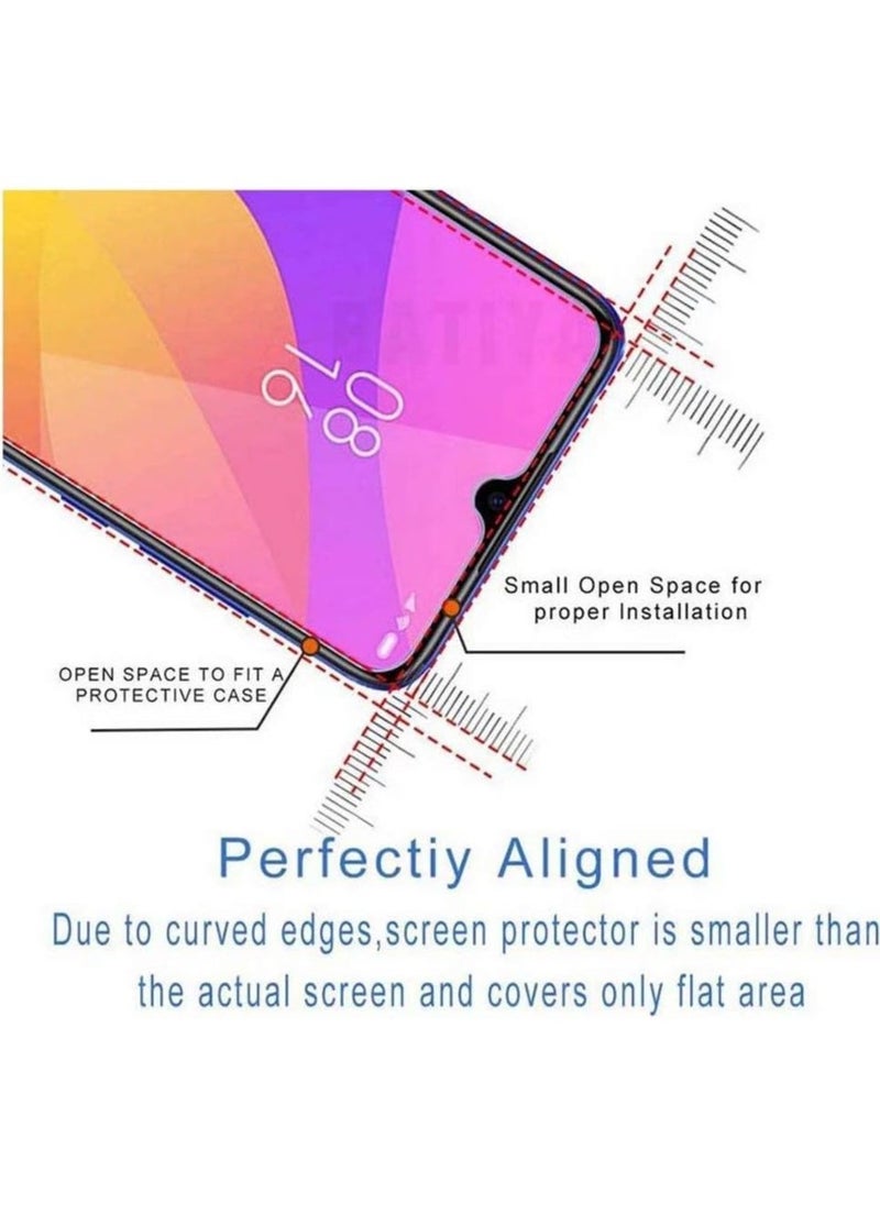 Raxoom Samsung Galaxy A21S screen Protector Glass Full Glue Screen Guard Anti Explosion 2.5D - Image 4