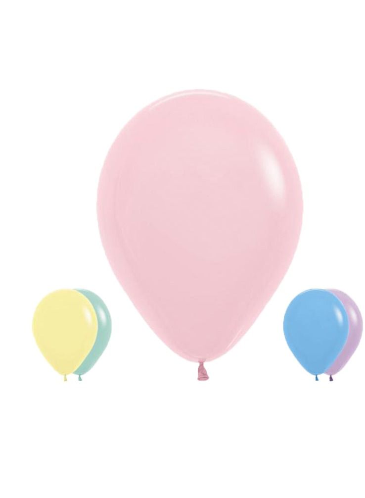 Sempertex 50pcs 12'' Round Balloons  Latex 453.59 Grams Balloons  Assorted Color - Image 1