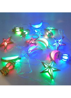 Generic Electric LED Crescent Moon Star Lantern String Lights in Different Colors  - Image 3