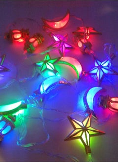 Generic Electric LED Crescent Moon Star Lantern String Lights in Different Colors  - Image 4