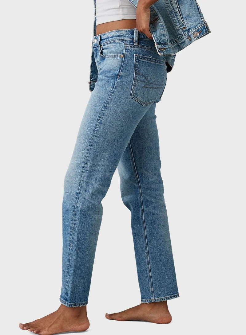 American Eagle High Waist Ankle Jeans