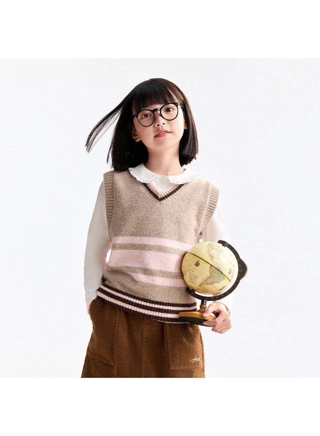 Annil Kids' V-neck Vest For Boys And Girls - New Arrival For Fall 2025 - Image 2